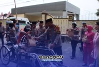 Foto. Momen Berbagi Kapolres Sumenep Bersama Lintas Sektor Pemerintahan. 