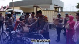 Foto. Momen Berbagi Kapolres Sumenep Bersama Lintas Sektor Pemerintahan. 