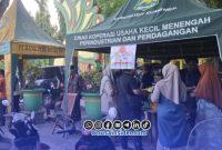 Foto. Stand Pangan Murah pemerintah Kabupaten Sumenep