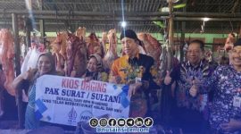 Foto. Pencanangan daging di pasar tradisional Sumenep. 