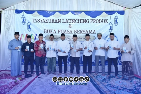 Foto. Tasyakuran Launching produk dan buka puasa bersama Bupati Sumenep