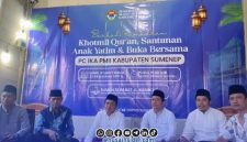 Foto. Buka Puasa Bersama dan Santunan Anak Yatim Ikatan Alumni Pergerakan mahasiswa islam Indonesia (IKA PMII) kabupaten Sumenep