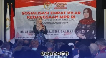 Foto. Sosialisasi Empat Pilar Kebangsaan bersama DPD/MPR RI Dr Lia Istifhama, S.Sos., M.E.I di Wonocolo