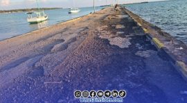 Foto. Jalan rusak di kepulauan masalembu