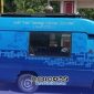 Foto. Mobil Pusling diskominfo Sumenep tampak di Jalan kecamatan Dungkek sumenep