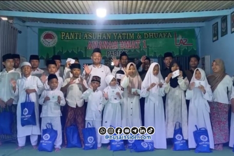 Foto. Aksi Berbagi Berkah Dear Jatim Bersama Anak Yatim di Panti Asuhan Amanatul Ummah Sumenep