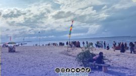 Foto. Wisata Pantai Salam kecamatan kepulauan Sapeken Desa Saur-saebus Sumenep