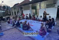 Foto. Momen Buka Puasa Bersama keluarga SR di kampung kasur pasir putih Desa Legung Timur Sumenep