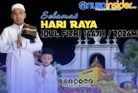 Foto. Potongan Flayer Ucapan hari Raya idul fitri 1447H