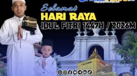 Foto. Potongan Flayer Ucapan hari Raya idul fitri 1447H