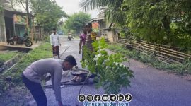 Foto. Jalan Rusak akses warga Kangean