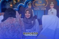 Foto. Dr Lia Istifhama di Open House Pemprov Jatim