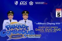 Foto. Potongan Flayer Parade Combudug Sampang 2026.