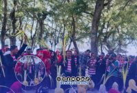 Foto. Tampak Kepala Dinas Pendidikan, Mohammad Iksan saat hadir di Festival Ketupat 2026 di Wisata Pantai Lombang kecamatan Batang-batang Sumenep
