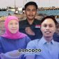 Foto. Ketua PD Muhammadiyah, Adriansyah (Kanan), Sekretaris BEM Nusantara Syauqi (Tengah), Gubernur Jawa Timur Khofifah Ip (Kiri) 