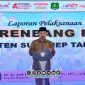 Foto. Kepala Bappeda Sumenep, Dr Ir Arif Firmanto, S.TP., M.Si., IPU ASEAN Eng saat menyampaikan sambutannya di Rapat RKPD 2027 di Pendopo Agung keraton Sumenep