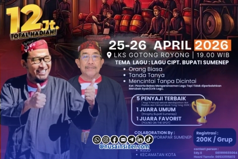 Foto. Festival Kreatif Aransemen cipta lagu musik Tong-tong Sumenep