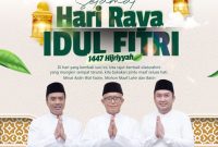 Foto. Flayer Ucapan Selamat Idul Fitri 1447H Bank BPRS Bhakti Sumekar
