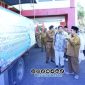 Foto. Wabup Sumenep KH Imam Hasyim saat memantau Bantuan Perahu Nelayan Kalisangka. 