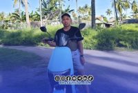 Foto. Pimred nusainsider.com Ach Toifur Ali Wafa saat ada di kepulauan sumenep