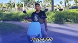 Foto. Pimred nusainsider.com Ach Toifur Ali Wafa saat ada di kepulauan sumenep