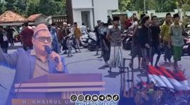 Foto. H. Hairul Umam (H.Her) saat disambut Warga Madura usai mendatangi Kantor KPK RI