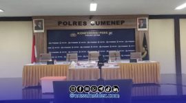 Foto. Situasi Aula sanika satyawada Polres Sumenep 