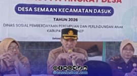 Foto. Kegiatan pembentukan satgas PPA di desa-desa sumenep