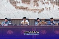 Foto. Rapat Paripurna Pembahasan Raperda 2026 Pemkab Sumenep Bersama Fraksi DPRD setempat