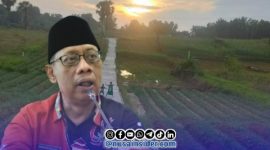 Foto. Chainur Rasyid Kepala DKPP Sumenep dan Salah satu Jalan usaha Tani (JUT) di kecamatan Rubaru