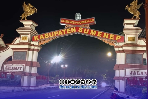 Foto. Pintu Masuk dan Keluar Kabupaten Sumenep, Madura Jawa Timur