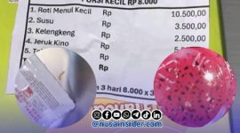 Foto. Dugaan Mark-up Anggaran dan Sajian Makanan Bergizi Gratis Milik SPPG Yayasan sosial rumah sejahtera kecamatan Ganding