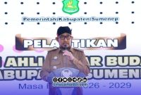 Foto. Bupati Sumenep, Dr H Achmad Fauzi Wongsojudo, SH., MH