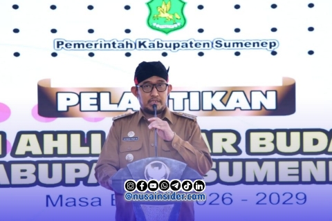 Foto. Bupati Sumenep, Dr H Achmad Fauzi Wongsojudo, SH., MH