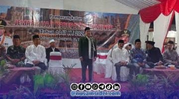 Kloter 77 Resmi Berangkat, Wabup Sumenep Imbau Jemaah Jaga Etika di Tanah Suci