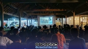 Foto. Nobar Film Dokumenter Pesta Babi Bersama PMII UPI Sumenep