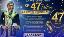 Foto. Flayer Ucapan Selamat Ulang Tahun ke-47 Achmad Fauzi Wongsojudo SH., MH Bupati Sumenep