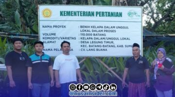 CV Lang Buana Siapkan Bibit Kelapa Unggul Bersertifikat untuk Perkuat Ekonomi Desa