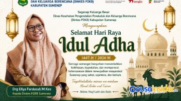 Foto. Ucapan Selamat Hari Raya Idul Adha 2026 dari Dinkes P2KB Sumenep