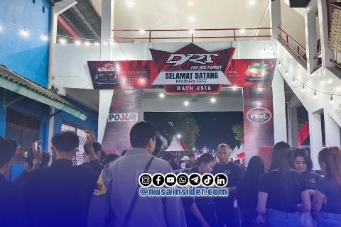 Foto. Pintu Masuk Konser Madura Fest 2026