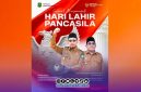 Foto. Flayer ucapan Selamat Hari Lahir Pancasila 2026.