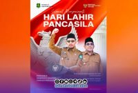Foto. Flayer ucapan Selamat Hari Lahir Pancasila 2026.