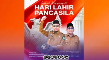 Foto. Flayer ucapan Selamat Hari Lahir Pancasila 2026.