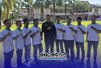 Foto. Pengurus DPD KNPI Sumenep saat mengikuti Upacara Hari Kesaktian Pancasila 2026.