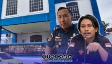 Foto. Sekretaris BEM nusantara (BEMNUS) Jawa Timur, Noh Syauqi (Kanan), Kepala KSOP Kelas IV Kalianget Azwar Anas SH., M. Hum (Kiri) 
