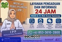 Foto. Flayer layanan Pengaduan RSUD Moh Anwar Sumenep