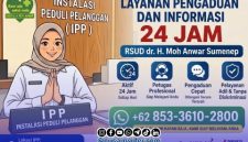 Foto. Flayer layanan Pengaduan RSUD Moh Anwar Sumenep