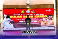Foto. Pembukaan Lomba Baca Puisi dan Pidato Juni Bulan Bung Karno