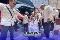 Foto. Jamaah asal Indonesia saat melaksanakan Haji di Madinah