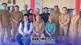 Foto Bersama Dukungan Sensus Ekonomi 2026 pemerintah Desa Pinggir Papas kecamatan Kalianget